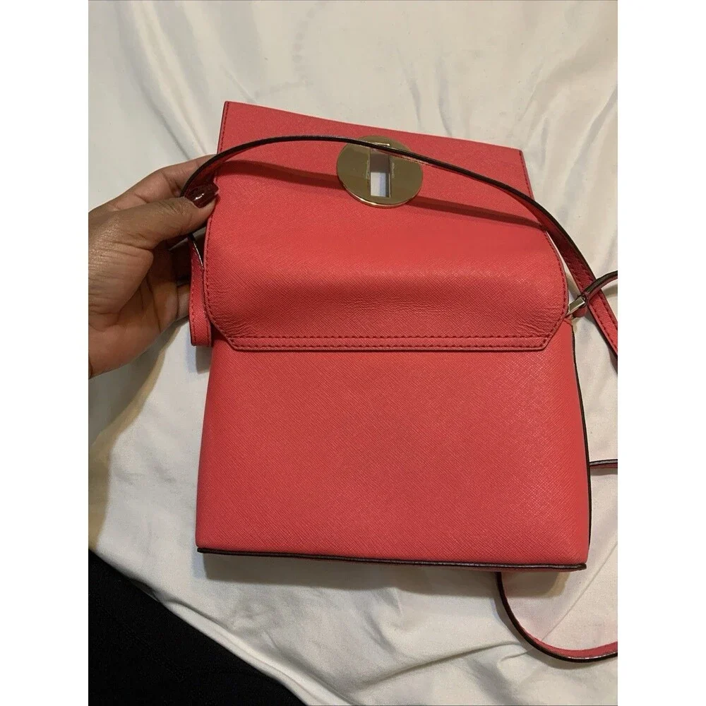 Kate Spade SALLY Newbury Lane Pillbox Red Crossbody LeatherBag WKRU2256